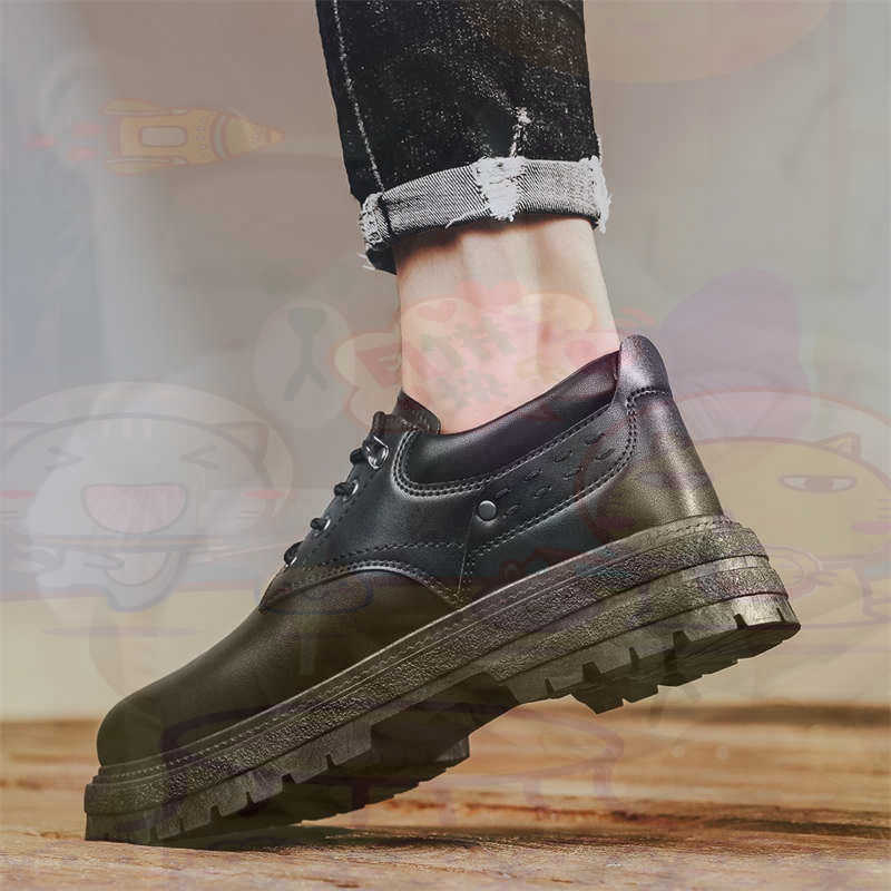 Home Office News Uk - Zapatillas deportivas de cuero Natural oscuro