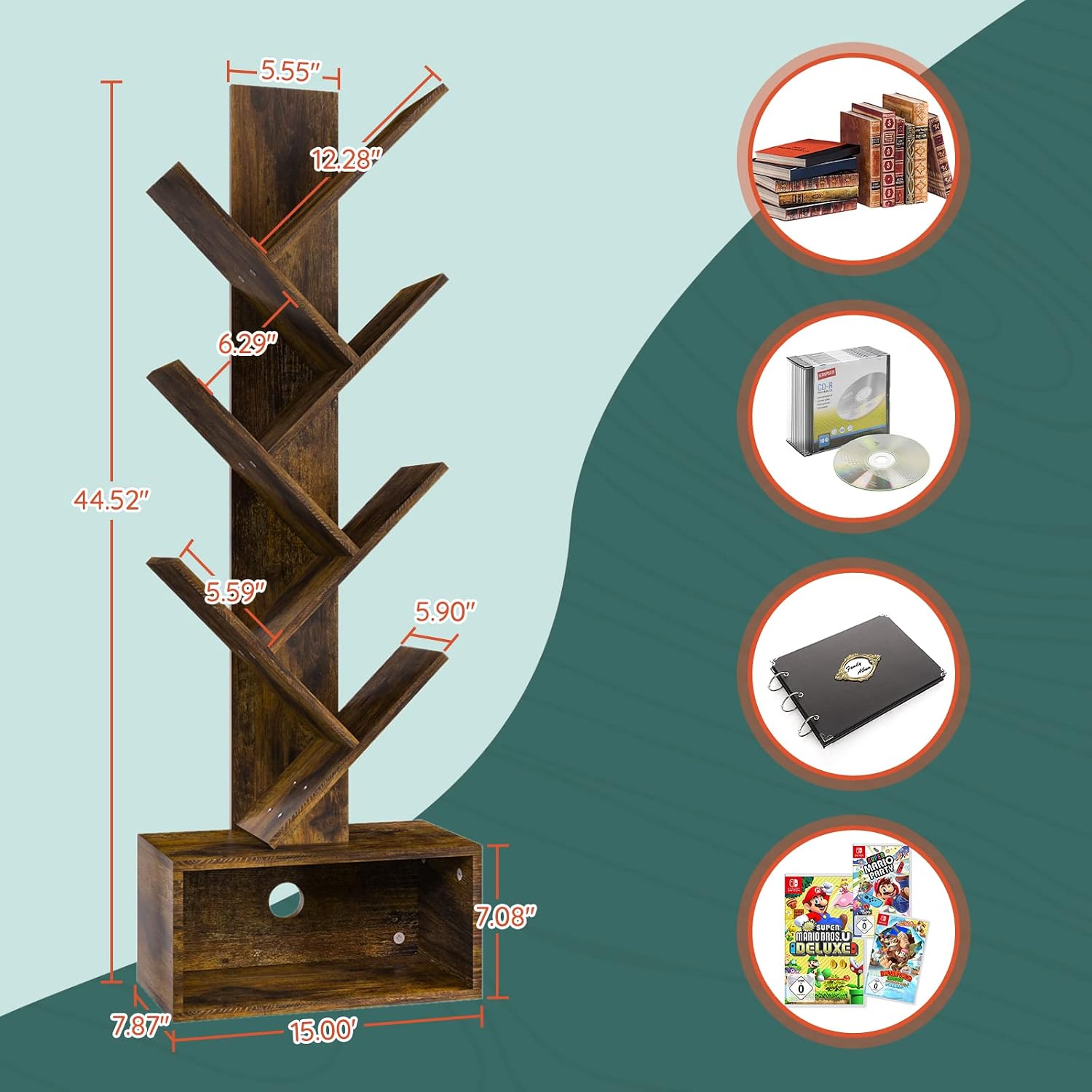 Estantería para libros Yoobure - Home Office Bookshelves reseña y precio