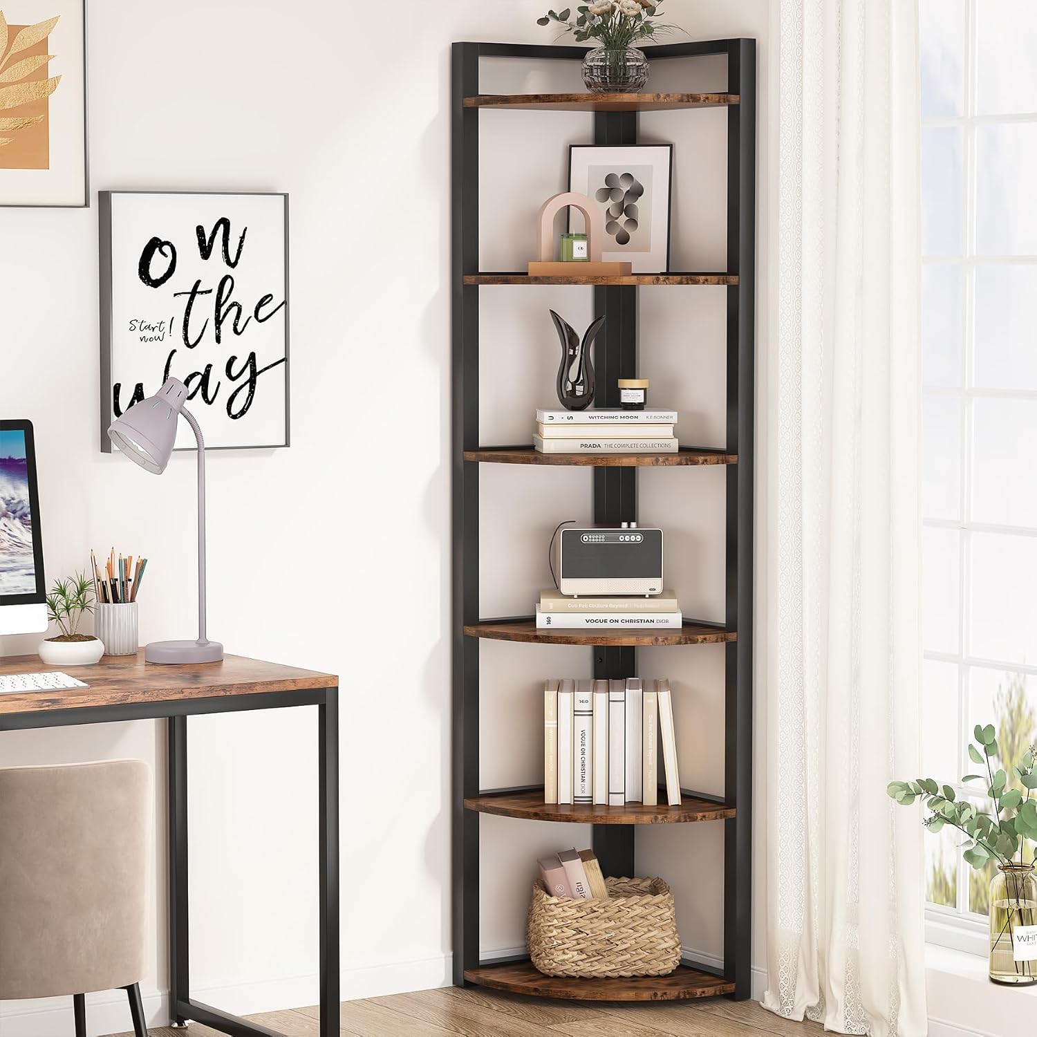 Estantería Esquinera Tribesign - Home Office Bookshelves reseña y precio