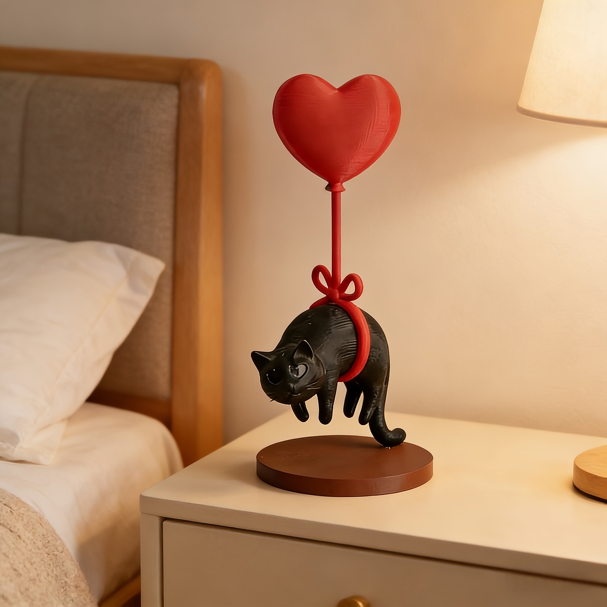 Gato Flotante con Globo de Cor - Home Office Bookshelves reseña y precio