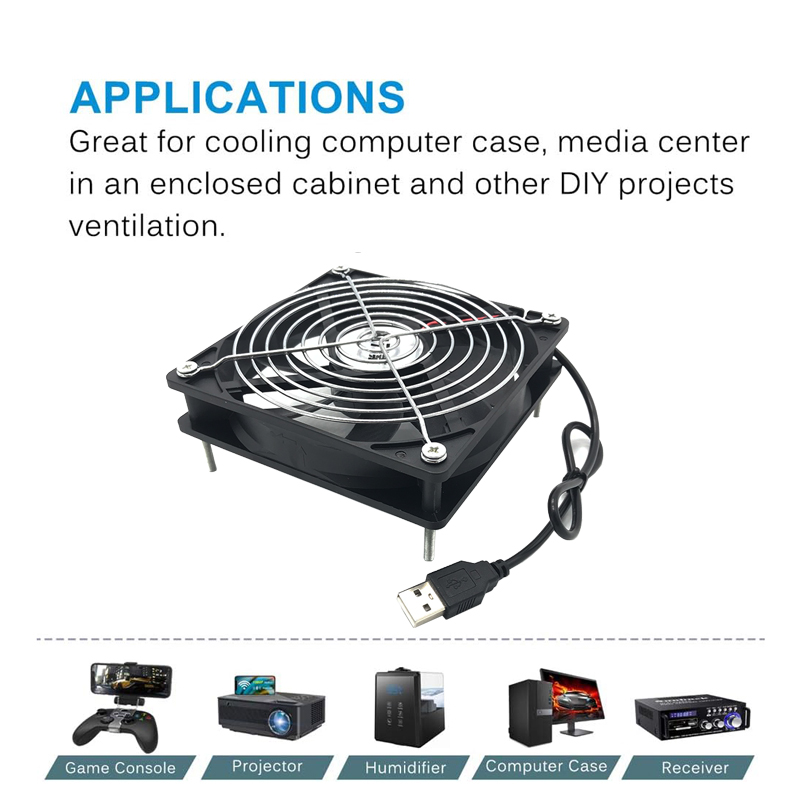 Ventilador con cubierta de PC  - Usb Desk Fan reseña y precio