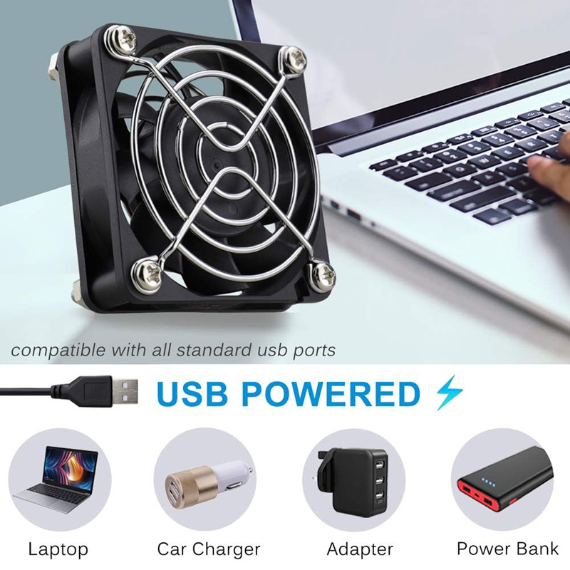 Ventilador con cubierta de PC  - Usb Desk Fan reseña y precio