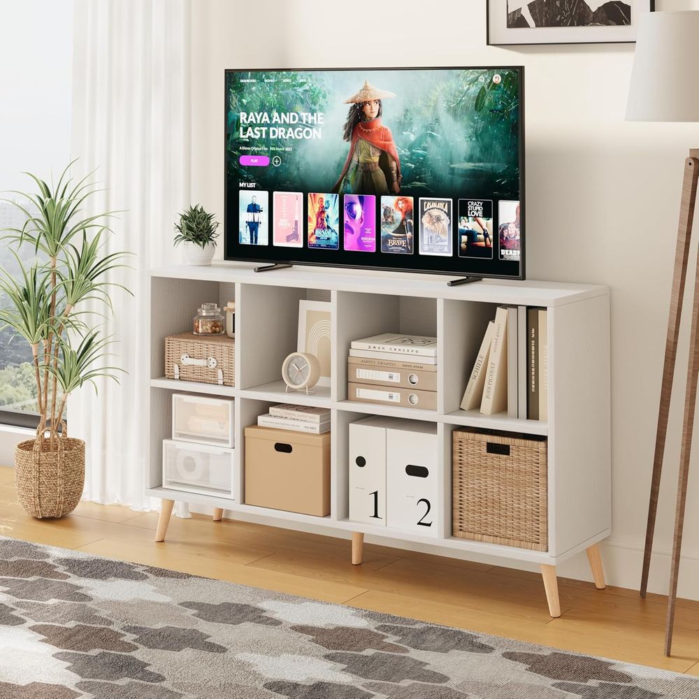 Estantería de madera de 2 nive - Home Office Bookshelves reseña y precio