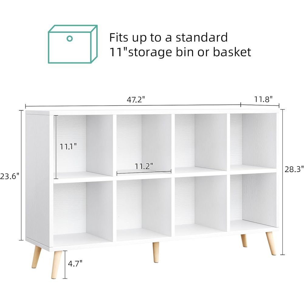 Estantería de madera de 2 nive - Home Office Bookshelves reseña y precio