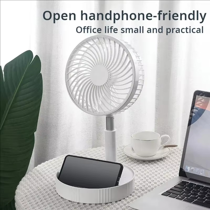 Ventilador retráctil portátil, - Usb Desk Fan reseña y precio