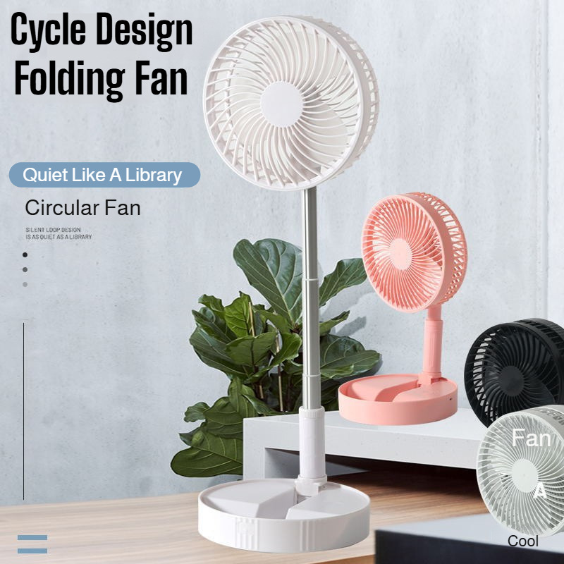 Ventilador retráctil portátil, - Usb Desk Fan reseña y precio