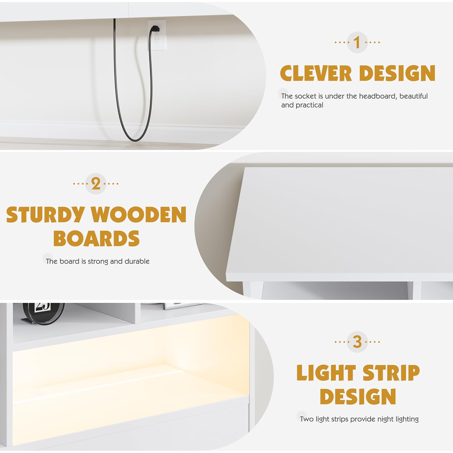 Cabecero tamaño Queen, estante - Bookcase Wood Shelf reseña y precio