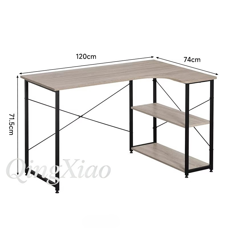 Escritorio esquinero en forma  - Home Office Bookshelves reseña y precio