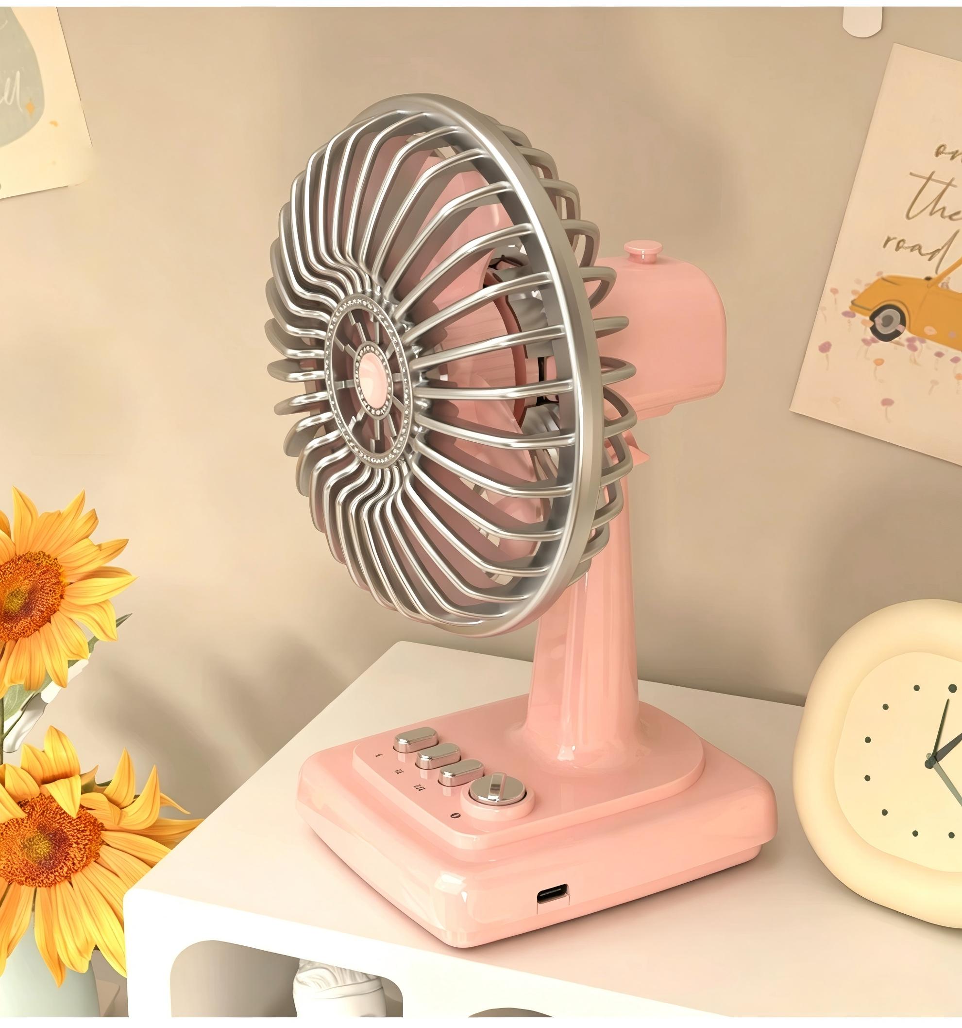 Ventilador de Escritorio Retro - Usb Desk Fan reseña y precio