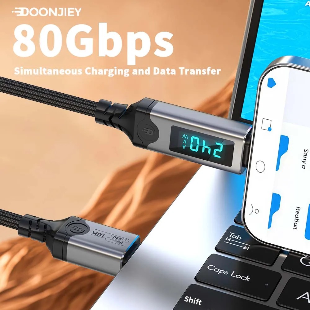 Cable USB Tipo C Thunderbolt 5 - Home Office Dictionary reseña y precio