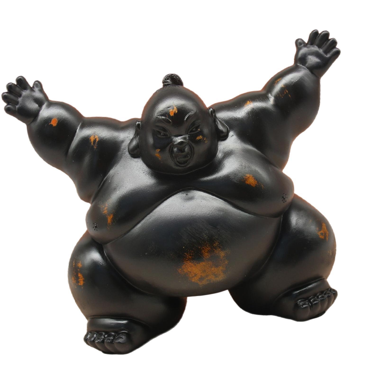 Estatua de Sumo, Regalo de Ina - Home Office Bookshelves reseña y precio