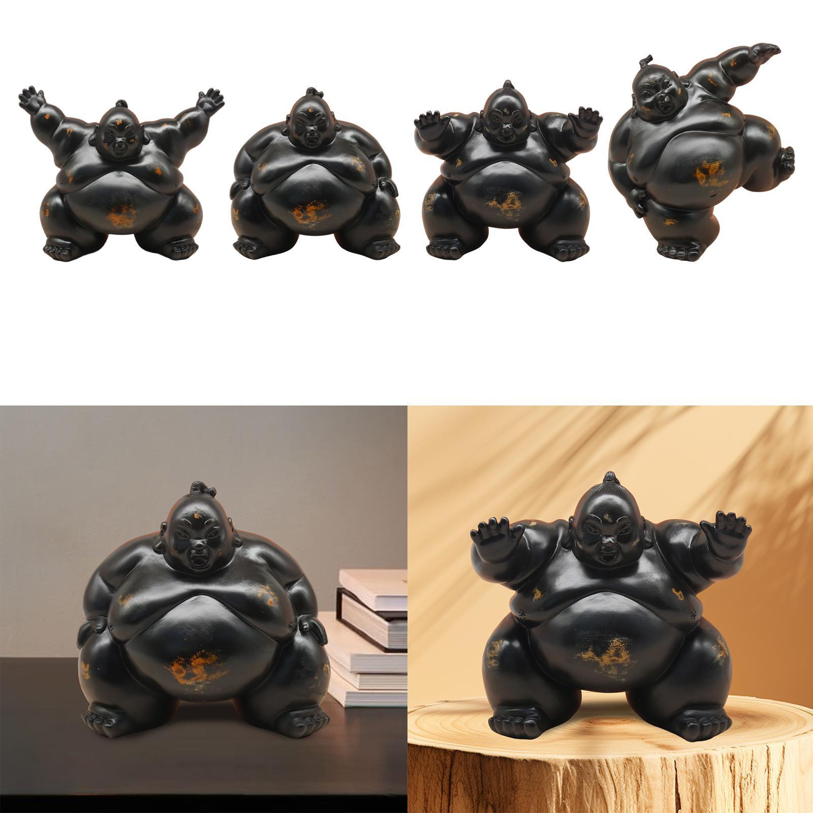 Estatua de Sumo, Regalo de Ina - Home Office Bookshelves reseña y precio