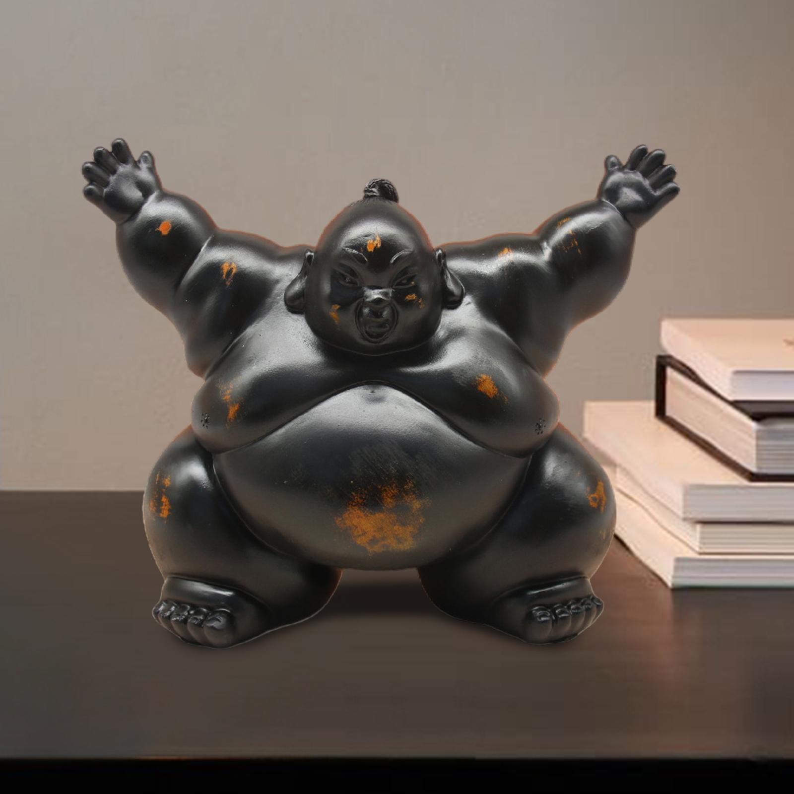 Estatua de Sumo, Regalo de Ina - Home Office Bookshelves reseña y precio