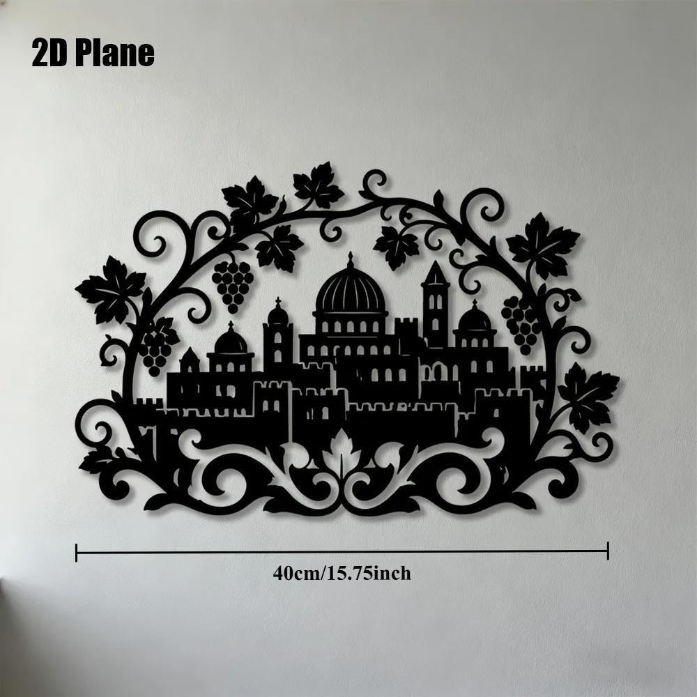 CIFBUY Arte de Pared de Hierro - Home Office Art reseña y precio