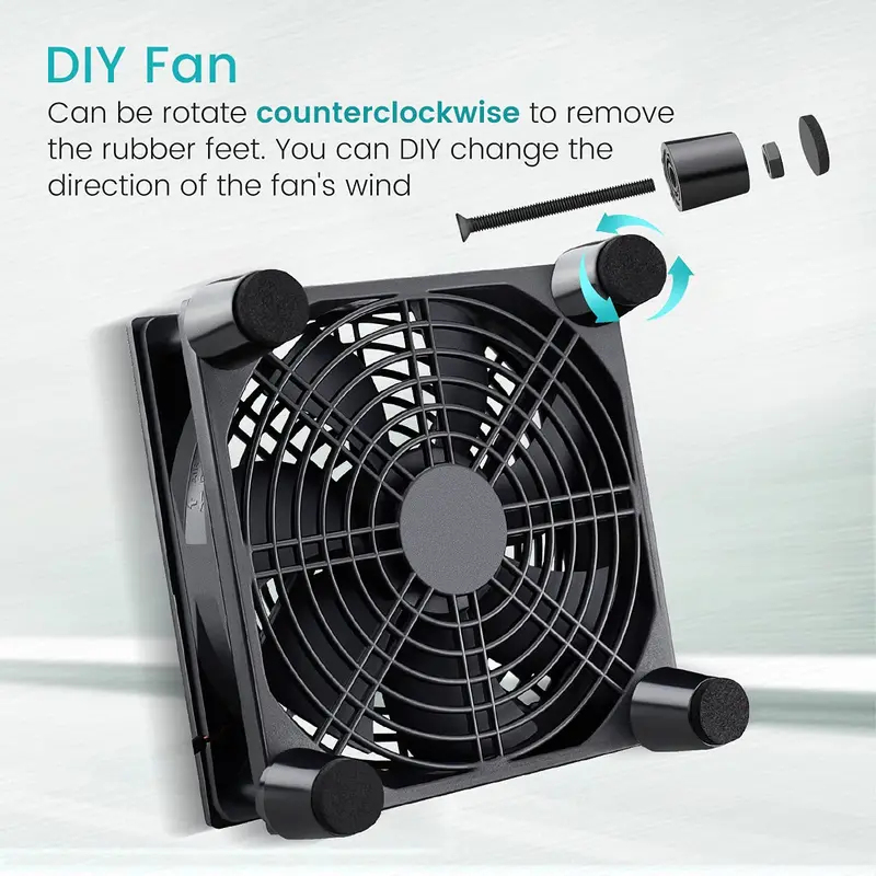 Ventilador USB para PC de 120  - Usb Desk Fan reseña y precio