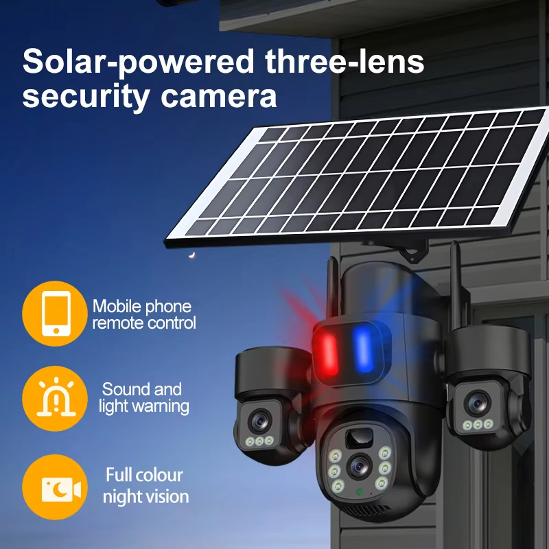 Cámara PTZ Solar WIFI para ext - Home Office Zoom reseña y precio