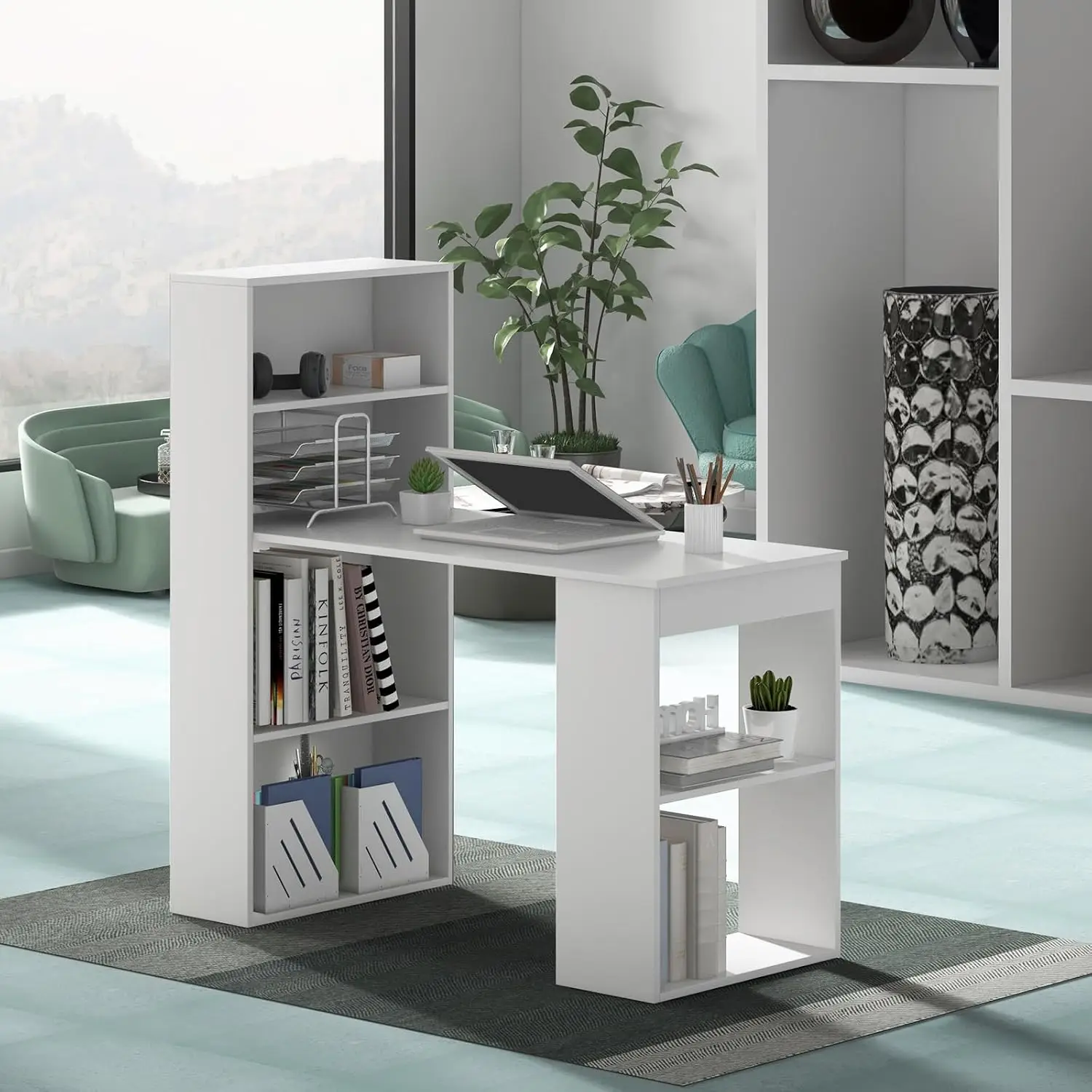 Escritorio para Computadora de - Home Office Bookshelves reseña y precio